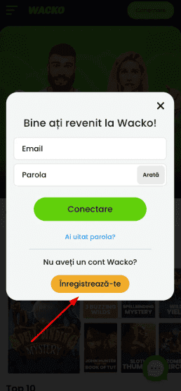 Registration at Paradise 8 casino